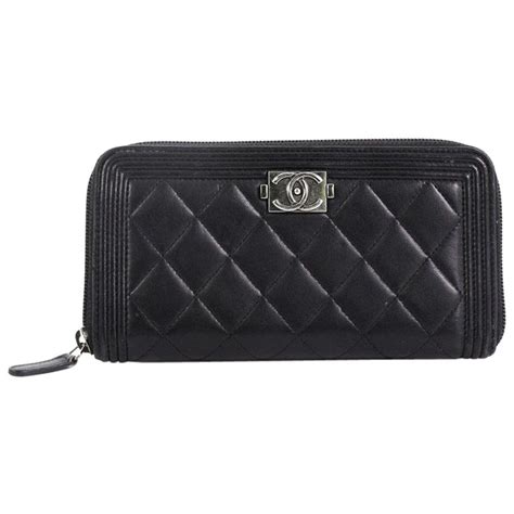 chanel 19 long flap wallet|chanel boy zip around wallet.